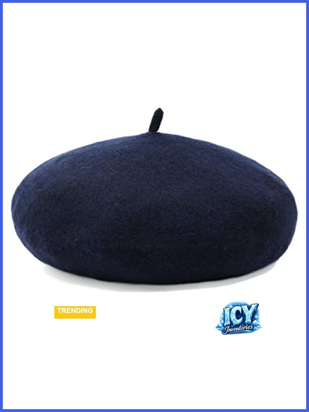 Wool Blend French Beret Winter Beanie Hat Classic Solid Fall Spring Cap